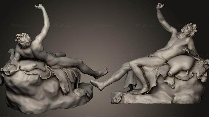 Статуи античные и исторические (Стиро Эбрио, STKA_1296) 3D модель для ЧПУ станка